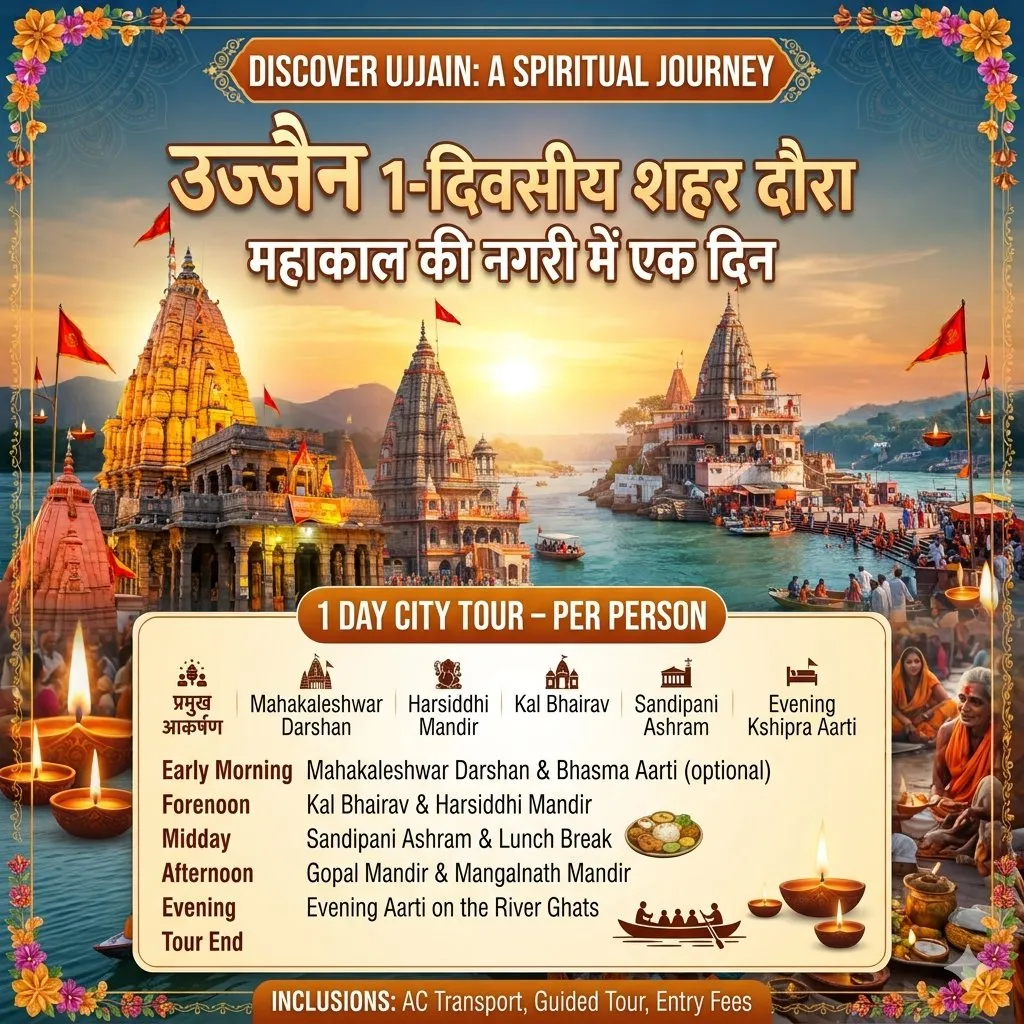 Ujjain 1 Day City Tour – Per Person