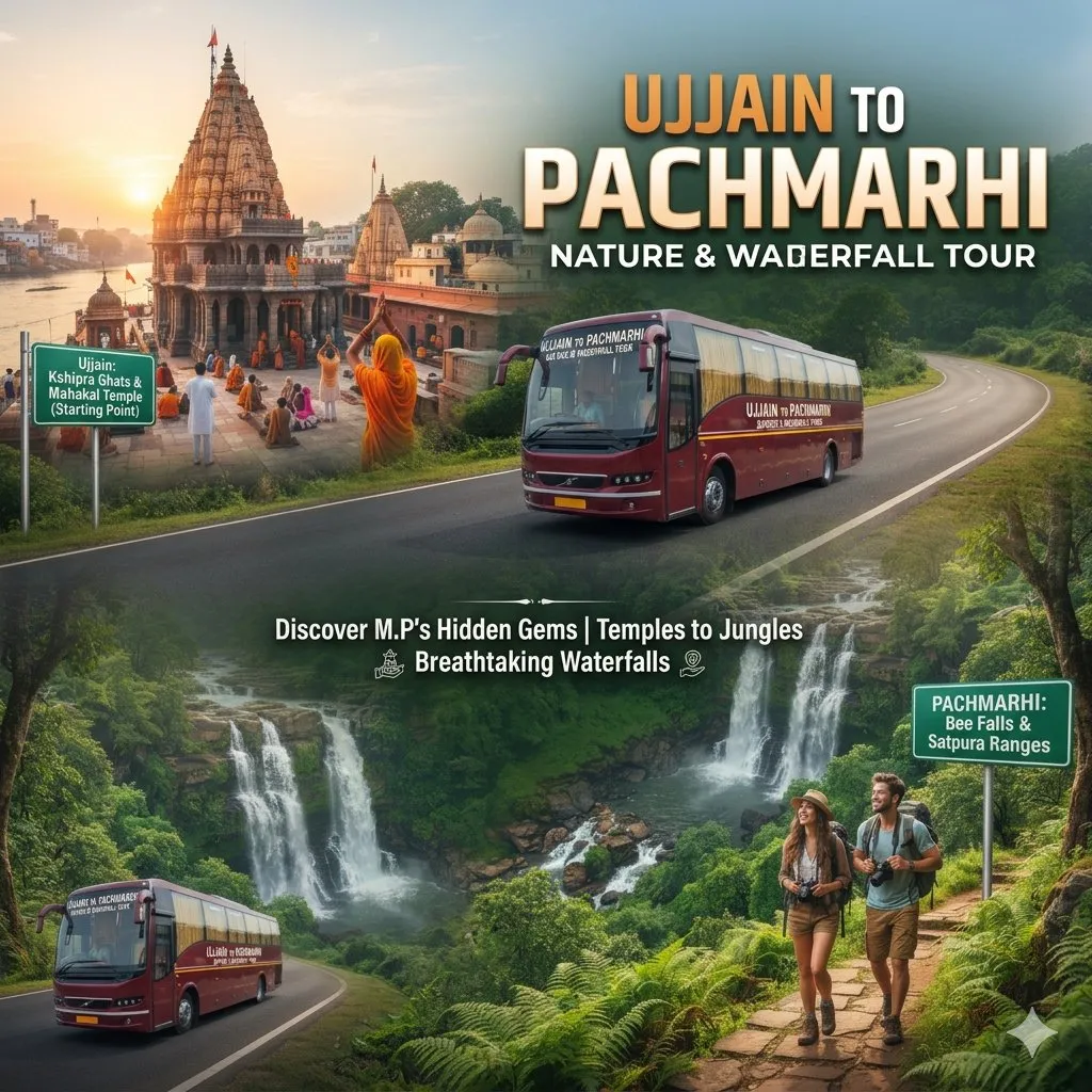 Ujjain to Pachmarhi Nature & Waterfall Tour