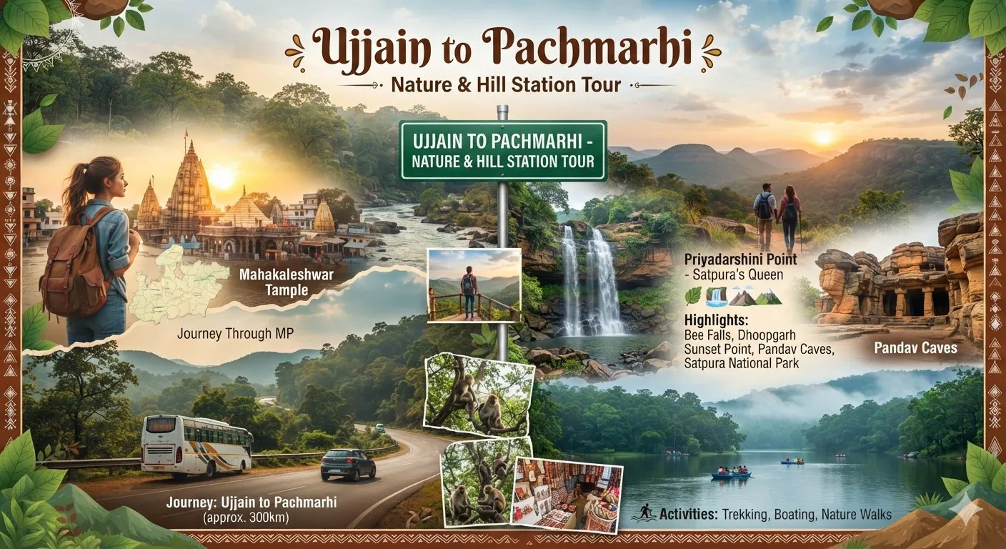 Ujjain to Pachmarhi Nature & Hill Station Tour